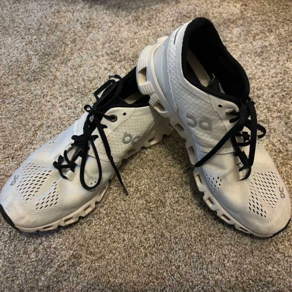 On Running White Athletic Shoes